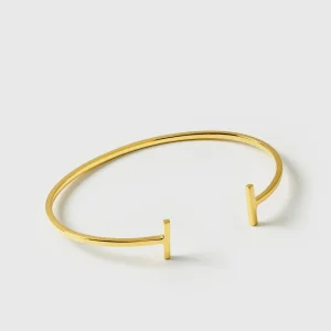 Strict Bar Bangle Gold