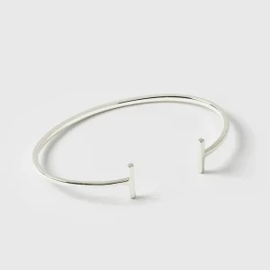 Strict Bar Bangle Silver