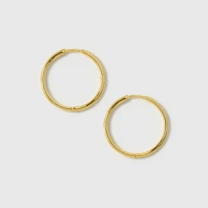 Beloved Medium Hoops Gold