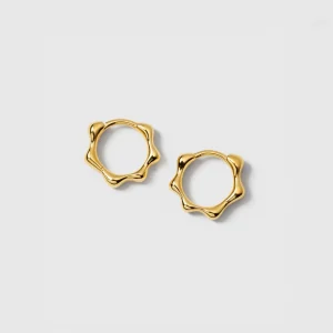Florentina Small Hoops Gold