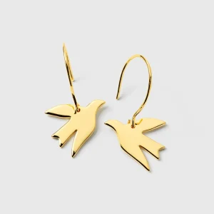 Birdy Earrings Gold