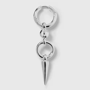 Juno Long Single Earring Silver