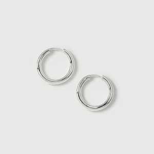 Beloved Fat Big Hoops Silver