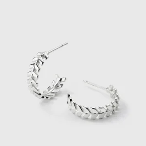 Layers Olivia Hoops Silver