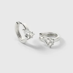 Pam Hoops Silver