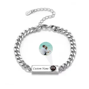 Armband mit Bild im Stein