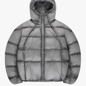 BIG PUFFA JACKET METALLIC GREY