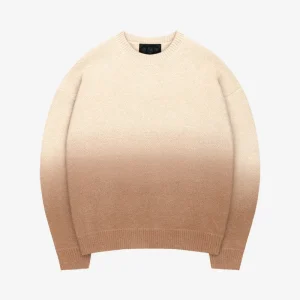 GRADIANT KNIT SWEATER BROWN