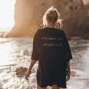 The Dark Embroidered Oversized T-Shirt
