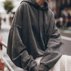 The Dark Faded Oversized Hoodie