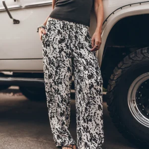 The Dalmatian Flowy Pants