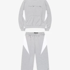 PANEL HOODIE GREY MELANGE + PANEL JOGGER GREY MELANGE