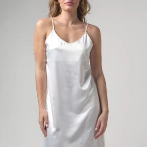 Satin-Nachthemd mit "Bride"-Schriftzug